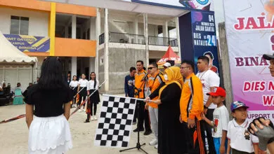 Diikuti Ribuan peserta, STMIK Bina Bangsa Kendari Perkuat Silaturahmi Lewat Jalan Santai Dies Natalis ke-24