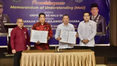 UHO dan Kejati Sultra Teken MoU, Perkuat Perlindungan Hukum dan Penyelamatan Aset Kampus
