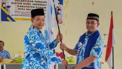 Pengurus IGI Konawe Dilantik, Spirit Kalosara Wujudkan Pendidikan Berkualitas