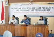 Semangat Hari Pahlawan, BKKBN Sultra Gelar Sosialisasi Kode Etik dan Pembinaan Kepegawaian