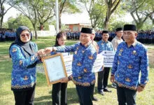 Selamatkan Pasien Kritis di Atas Perahu, Bupati Muna Barat Beri Penghargaan Bidan Resti Lestari