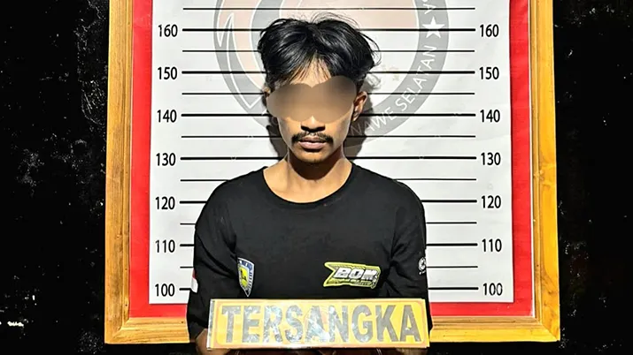 Seorang Pemuda Terduga Pengedar Narkotika Berhasil Diamankan Polres Konsel