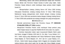 Ainun Indarsih Cs Siap Ajukan Eksekusi Lahan PT OSS Pasca Terima Salinan Putusan Kasasi