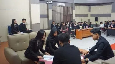 Latih Diplomasi Global, Mahasiswa Ilmu Komunikasi UHO Gelar Simulasi Pertemuan Internasional