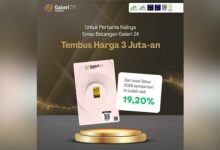 Harga Emas Hari Ini Tembus Rp3 Juta Per Gram