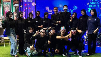 Mask On Party Starry Night, Cara Hotel Qubah 9 Kendari Rayakan Tahun Baru yang Hangat dan Ramah Keluarga