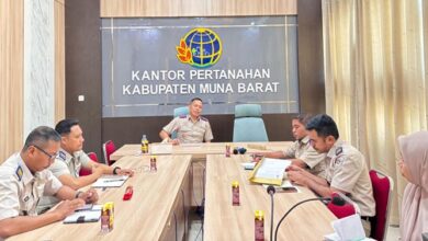 BPN Muna Barat Gelar Evaluasi Implementasi PESO