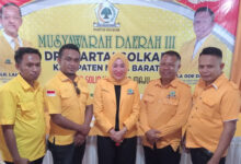 Terpilih Aklamasi, Rhika Purwaningsih Darwin Terpilih Ketua Golkar Muna Barat