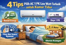 4 Tips Pilih AC 1 PK Low Watt Terbaik untuk Kamar Tidur