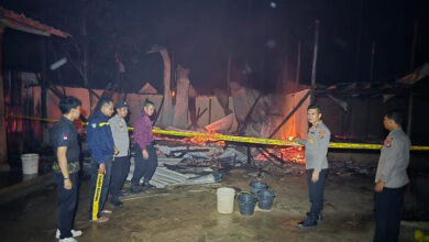 Pondok Pesantren Darul Mukhlasin As-Saniy Muna Barat Terbakar