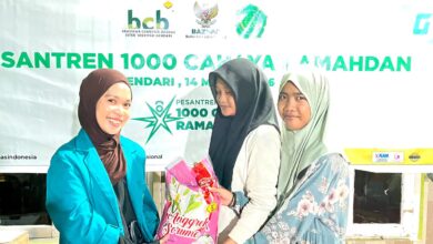 Pesantren 1000 Cahaya Ramadan BCB ISTEK 'Aisyiyah berbagi di Panti Asuhan