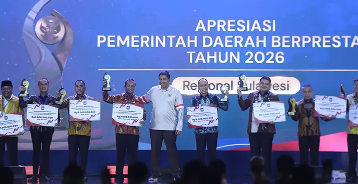 Dari Bumi Anoa untuk Indonesia: Ini dia Daerah se-Sulawesi Penerima Penghargaan Kemendagri