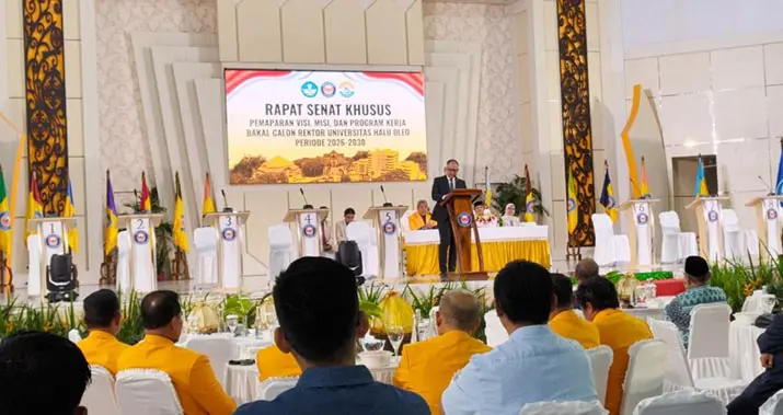 Sepuluh Bakal Calon Rektor UHO Paparkan Visi Misi, Dirjen Dikti: Jadikan Kompetisi Gagasan