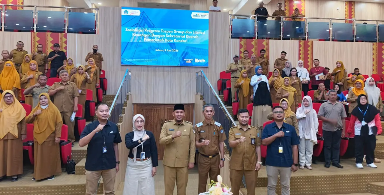 Perkuat Jaminan Hari Tua ASN, PT Taspen Kendari Sosialisasi Program Taspen Group