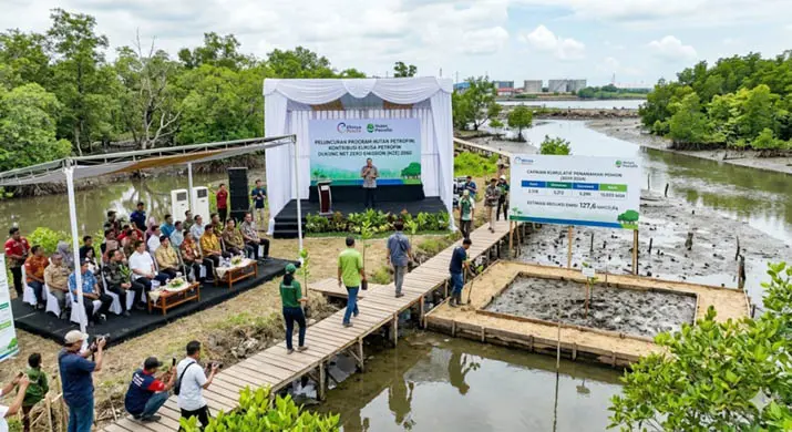 Dukung Target Net Zero Emission 2060, PT Elnusa Petrofin Luncurkan Program Flagship CSR 'Hutan Petrofin'