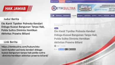 Klarifikasi Eks Kanit Tipidter Polresta Kendari Soal Tuduhan Penggelapan Aset dan Pakai Preman