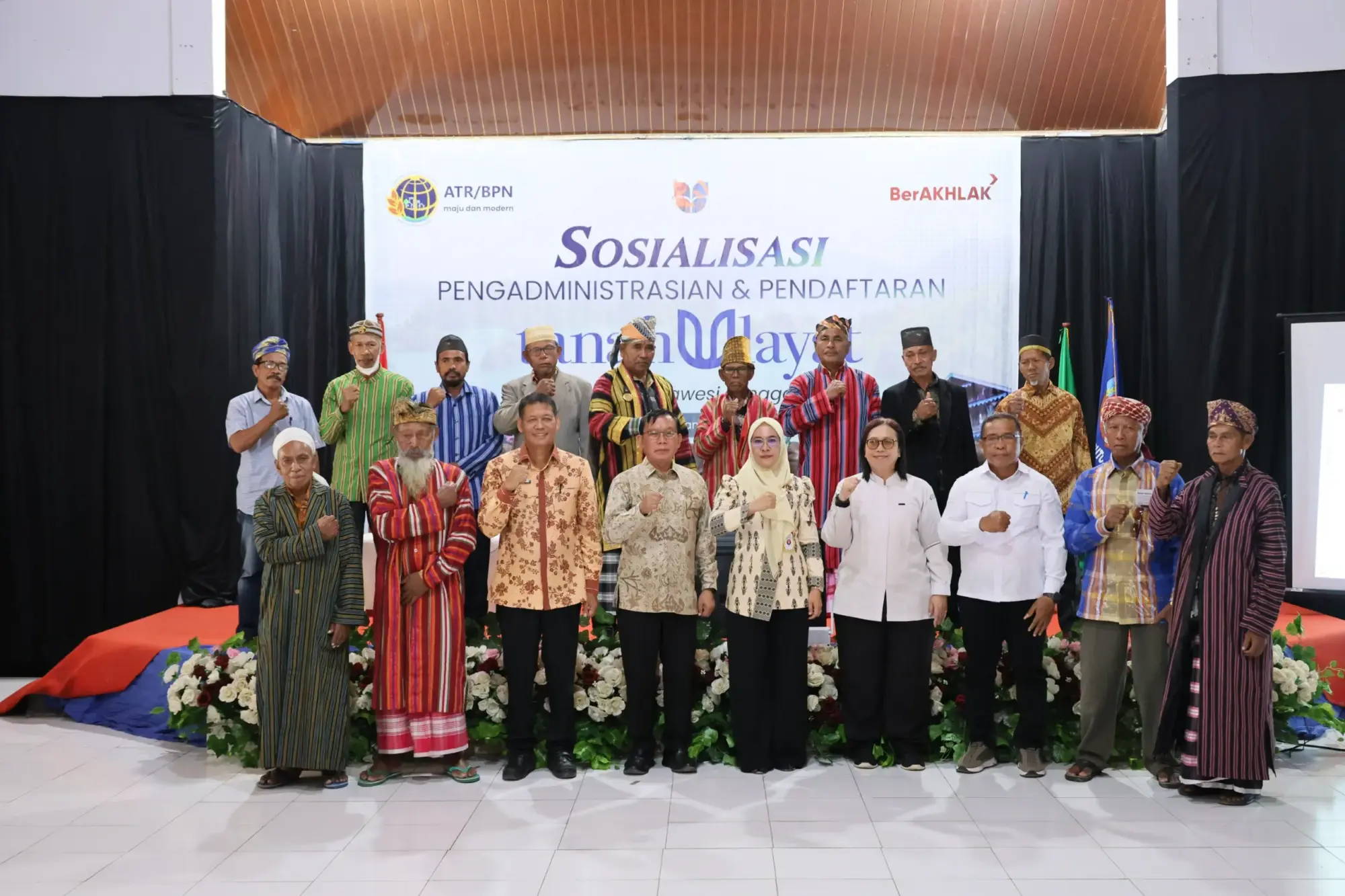 Sosialisasi Pengadministrasian dan Pendaftaran Tanah Ulayat, Bekali Masyarakat Hukum Adat Buton Selatan Soal Tahapan Sertifikasi