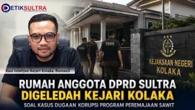 Rumah Anggota DPRD Sultra Digeledah Kejari Kolaka Soal Kasus Dugaan Korupsi Program Peremajaan Sawit