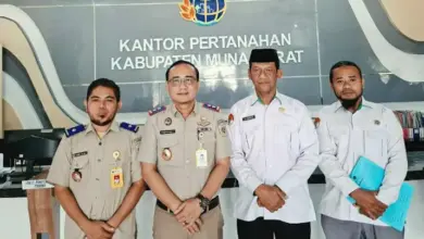 Kementerian Haji Muna Barat Kunjungi Kantor BPN, Bahas Sertifikasi Tanah Aset Haji