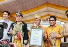 1.228 Dulang Haroa Pecahkan Rekor Muri Dunia pada Kegiatan KKMM Sultra
