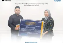 Taspen Kendari Salurkan Manfaat JKK dan THT Rp260 Juta untuk Ahli Waris ASN di Baubau