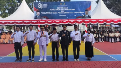 1.943 Warga Binaan Sultra Dapat Remisi HUT RI, 18 Langsung Bebas