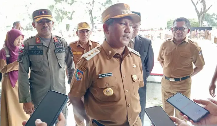 Bupati Muna Barat, La Ode Darwin. Foto: La Ode Darlan/Detiksultra.com