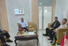 BPN Muna Barat Terima Kunjungan Dinas Perumahan Bahas Kerja Sama Lintas Sektor