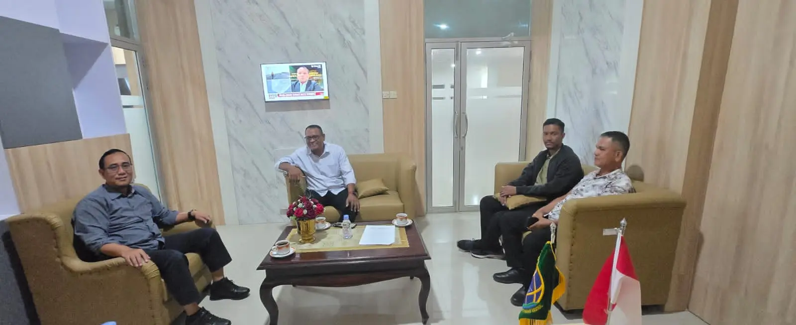 BPN Muna Barat Terima Kunjungan Dinas Perumahan Bahas Kerja Sama Lintas Sektor