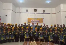 Wakil Bupati Mubar Lepas Pemberangkatan Kontingen Jambore Nasional XII