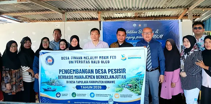 Manajemen UHO Tingkatkan SDM dan Potensi Wisata Pesisir Lewat Program Desa Binaan di Tapulaga