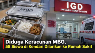 Diduga Keracunan MBG, 58 Siswa di Kendari Dilarikan ke Rumah Sakit