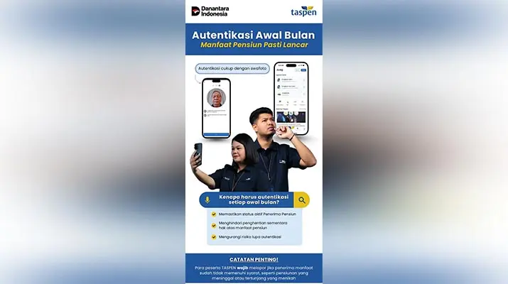Taspen Ingatkan Peserta Rutin Otentikasi dan Waspada Penipuan
