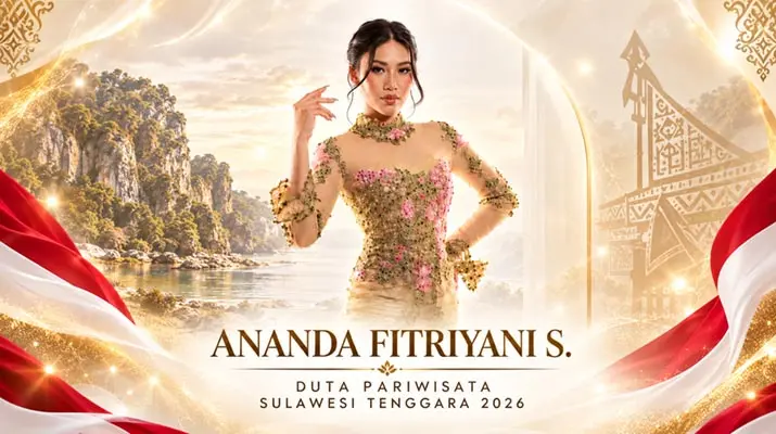 Ketua Dekranasda Muna Barat Ajak Warga Sultra Dukung Ananda Fitriyani S di Ajang Duta Pariwisata Indonesia 2026