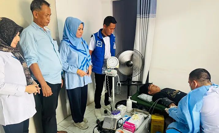 Tebar Kepedulian Sesama, Demokrat Konsel Gelar Donor Darah Gratis