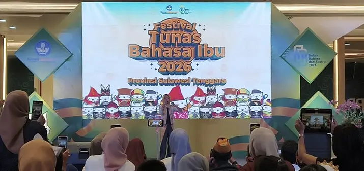 Peringati Bulan Bahasa dan Sastra, Balai Bahasa Sultra Ajak Anak Lestarikan Bahasa Daerah Lewat Festival Tunas Ibu