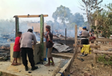 Lima Unit Rumah di Muna Barat Terbakar, Kerugian Mencapai Ratusan Juta