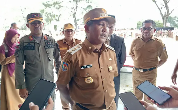 Bupati Muna Barat, La Ode Darwin. Foto: La Ode Darlan/Detiksultra.com