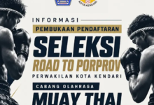 Jelang Porprov XV Sultra 2026, Muaythai Kendari Buka Seleksi