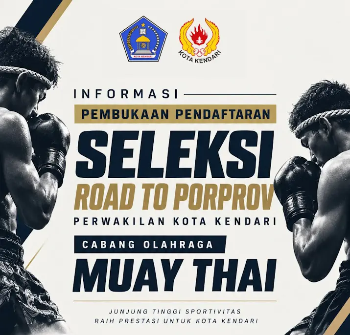 Jelang Porprov XV Sultra 2026, Muaythai Kendari Buka Seleksi