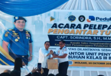 Serah Terima Jabatan di KUPP Molawe, Capt. Sorindra Resmi Emban Tugas Baru sebagai Kepala KUPP Bungku