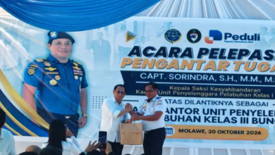 Serah Terima Jabatan di KUPP Molawe, Capt. Sorindra Resmi Emban Tugas Baru sebagai Kepala KUPP Bungku
